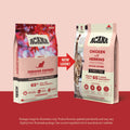 ACANA Indoor Entrée cat food ingredients including chicken, rabbit, lentils, and cranberries