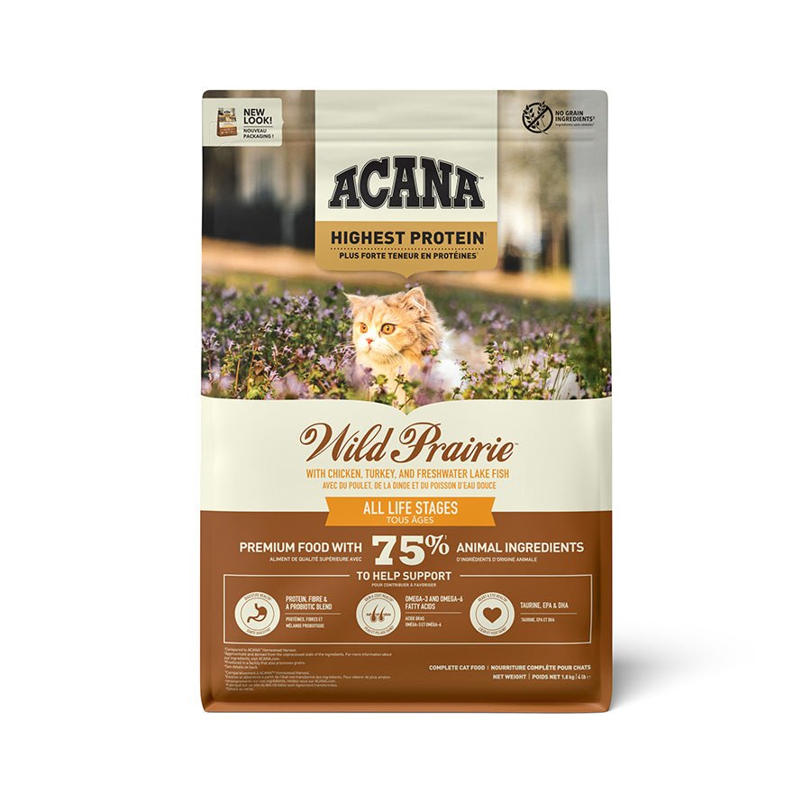 ACANA Wild Prairie Cat Food - WholePrey Ratios for Peak Health