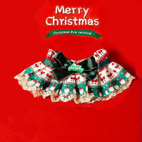 Adjustable Christmas Pet Scarf - Pets Villa