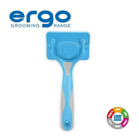 ANCOL Ergo Self-Cleaning Slicker Brush – Easy and Comfortable Dog Grooming