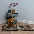 ANCOL Fergus Highland Cow Dog Toy with Multiple Textures and Squeaker