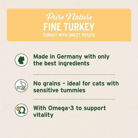 ANIFORTE Cat PureNature Fine Turkey - Pets Villa