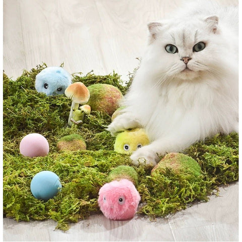 Animal Sound Cat Balls 3pks - Pets Villa