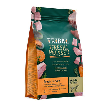 (Best Before 07/06/24) TRIBAL Fresh Turkey Adult Dog Food for All Breeds 300g