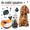 BUGALUGS Dog No Rinse Papaya & Coconut Shampoo and Conditioner 200ml - Pets Villa