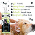 BUGALUGS Dog Zingy 2 in 1 Shampoo + Conditioner Grapefruit and Orange - Pets Villa