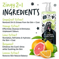 BUGALUGS Dog Zingy 2 in 1 Shampoo + Conditioner Grapefruit and Orange - Pets Villa