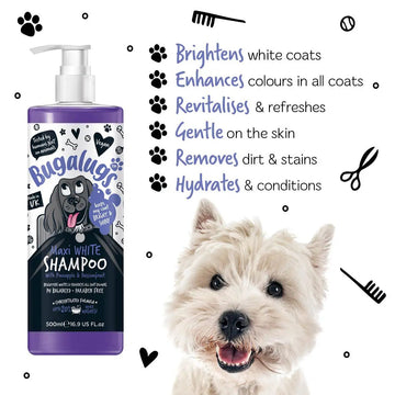BUGALUGS Maxi White Dog Shampoo 250ml