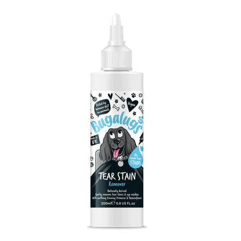 BUGALUGS Tear Stain Remover Solution for Dogs 200ml - Pets Villa