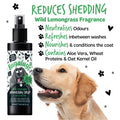 BUGALUGS Wild Lemongrass Deodorising Spray with Shed Control 200ml - Pets Villa