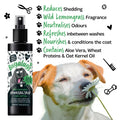 BUGALUGS Wild Lemongrass Deodorising Spray with Shed Control 200ml - Pets Villa