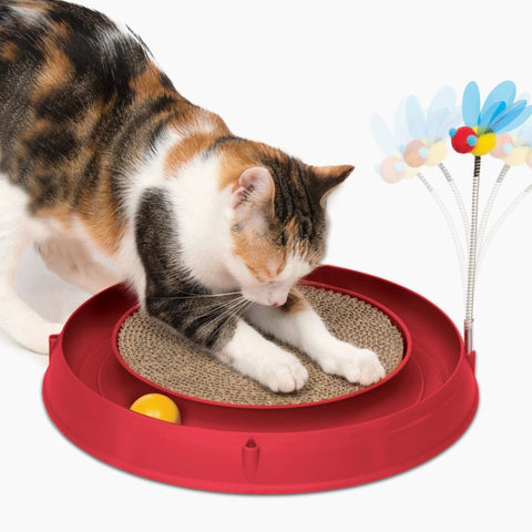 CATIT Circuit Ball Toy with Scratcher - Pets Villa