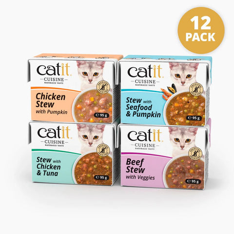 CATIT Cuisine Stew Variety Multipack 12x95g - Pets Villa