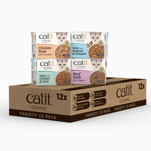 CATIT Cuisine Stew Variety Multipack 12x95g - Pets Villa