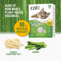 CATIT Go Natural! Bamboo Power Clumping Cat Litter - Pets Villa