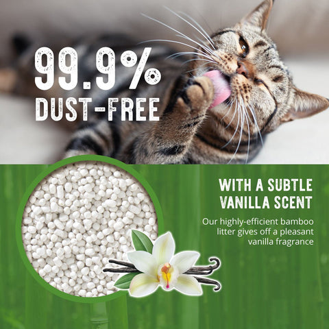 CATIT Go Natural! Bamboo Power Clumping Cat Litter - Pets Villa