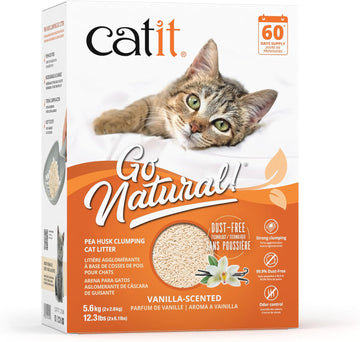 CATIT Go Natural! Pea Husk Clumping Cat Litter - 14L Box