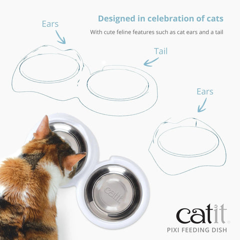 CATIT PIXI Feeding Dish - Pets Villa