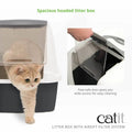 CATIT Regular Hooded Litter Box with Airsift Filter System - Pets Villa