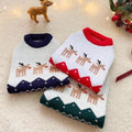 Christmas Reindeer Pet Jumper - Pets Villa