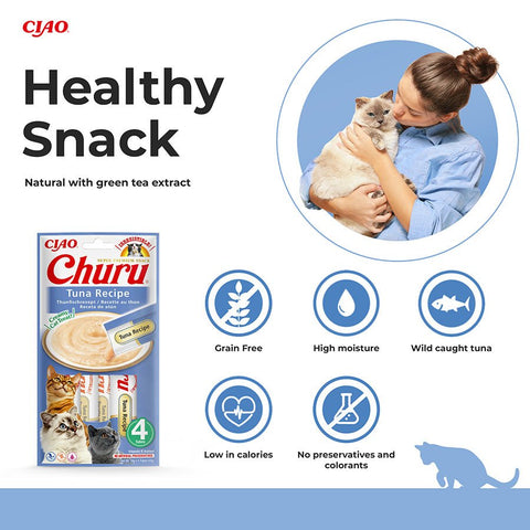 CHURU Cat Tuna Recipe 4x14g - Pets Villa