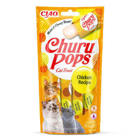 CHURU Pops Cat Treat Chicken Recipe 4x15g - Pets Villa