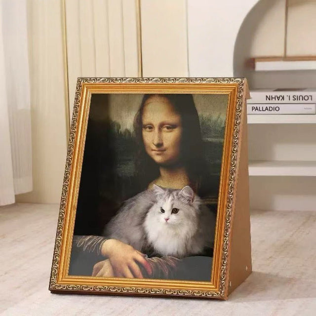 Classic Art-Inspired Cat Scratcher Frame | Pets Villa