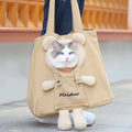 Cute Bear Pet Tote Carrier Bag - Pets Villa