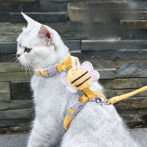 Cute Bee Harness and Lead - Pets Villa