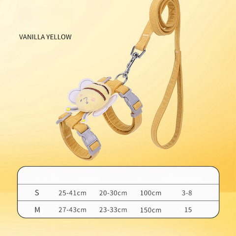 Cute Bee Harness and Lead - Pets Villa