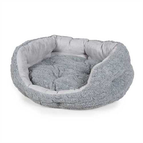 DANISH DESIGN Bobble Pewter Deluxe Slumber Bed - Pets Villa