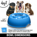 DOGIT Go - Slow Anti - Gulp Dish 300ml - Pets Villa