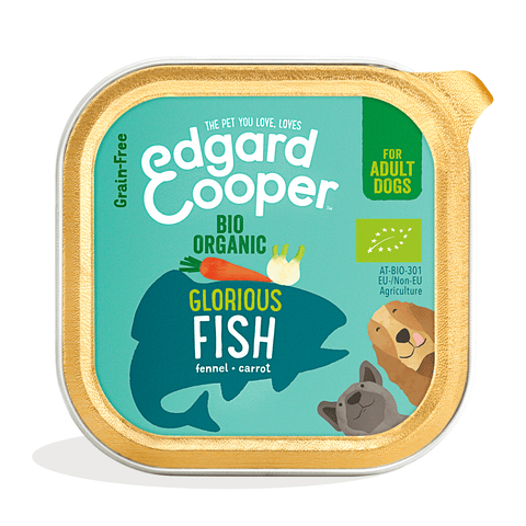 EDGARD & COOPER Dog Organic Grain - free Glorious Fish - Pets Villa