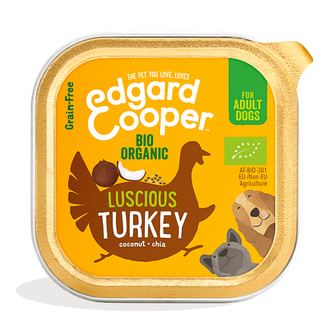 EDGARD & COOPER Dog Organic Grain - free Luscious Turkey - Pets Villa