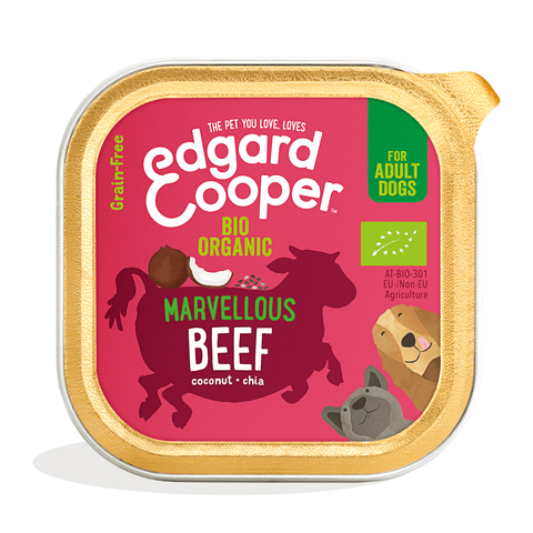 EDGARD & COOPER Dog Organic Grain - free Marvellous Beef - Pets Villa