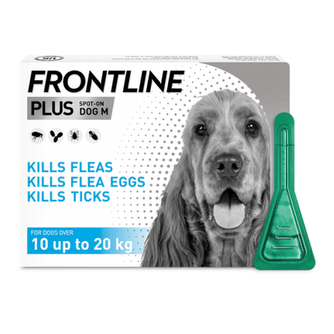 FRONTLINE PLUS® Flea and Tick Treatment For Dogs - Pets Villa