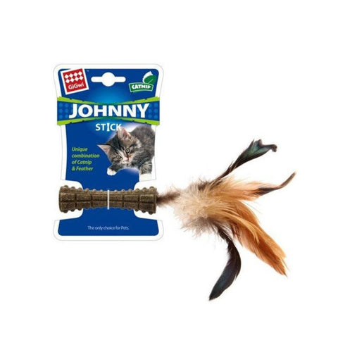 GIGWI Johnny Stick Single Feather - Pets Villa