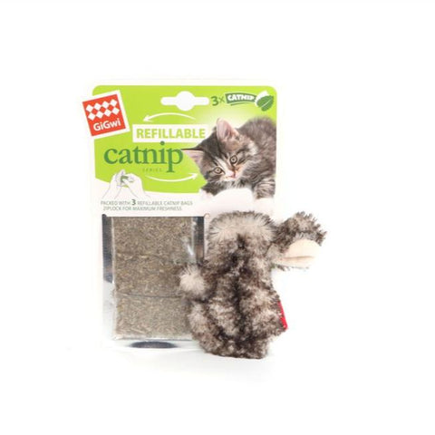 GIGWI Refillable Catnip Characters Natural Rabbit - Pets Villa