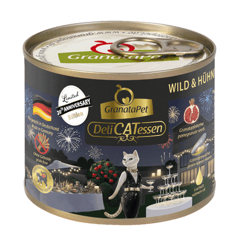 GRANATAPET Cat Limited 20th Anniversary Edition - Venison and Chicken Hearts with Salmon Oil - Pets Villa