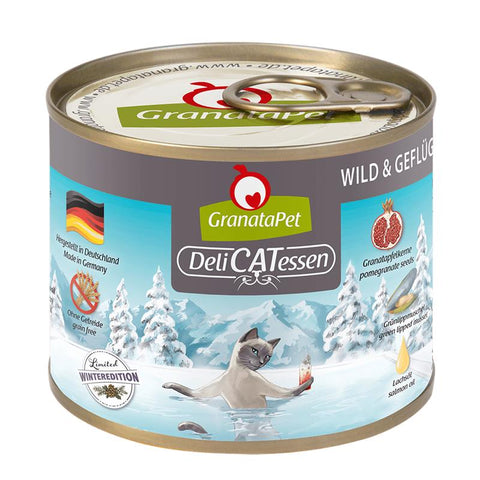 GRANATAPET Cat Limited Winter Edition - Venison and Poultry with Cranberry and Salmon Oil - Pets Villa