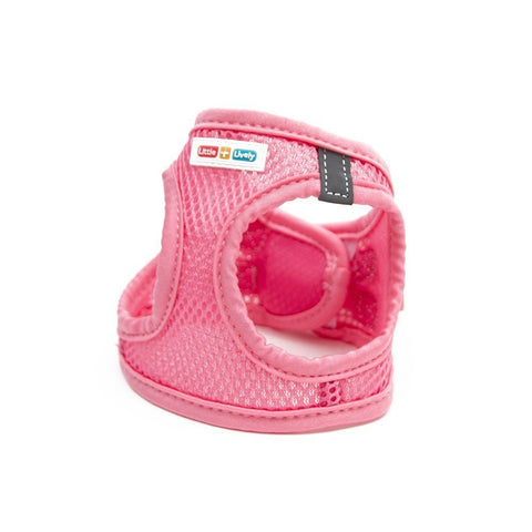 GREAT & SMALL Little&Lively Pink Mesh Dog Harness with Velcro - Pets Villa