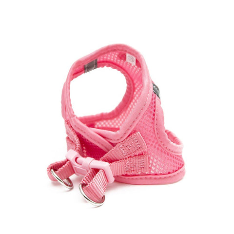 GREAT & SMALL Little&Lively Pink Mesh Dog Harness with Velcro - Pets Villa