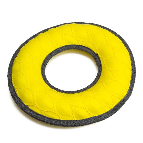 GREAT&SMALL Tough Toy Yellow Ring Dog Toy - Pets Villa