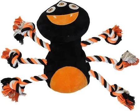 HAPPY PET Halloween Spider Rope Toy - Pets Villa