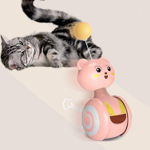 Interactive Cat Tumbler Ball Toy (Random) - Pets Villa