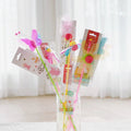 Cat playing with AMY&CAROL blue feather teaser, extendable to 30cm+27cm+10cm