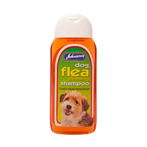 JOHNSON'S Dog Flea Cleansing Shampoo 200ml - Pets Villa