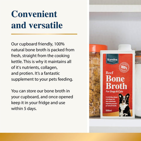 KARNLEA Bone Broth for Cats and Dogs 500ml - Pets Villa