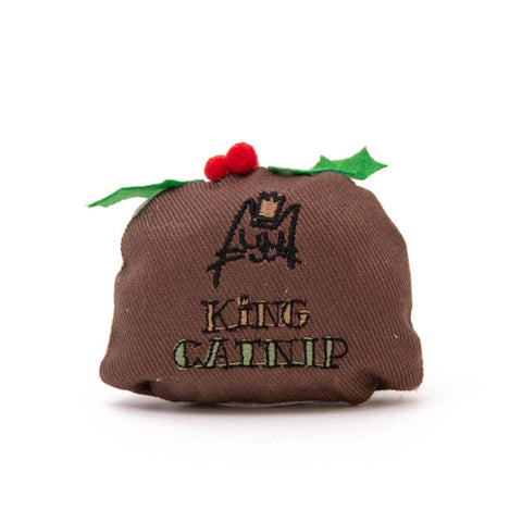 KING CATNIP 100% Fully Stuffed Christmas Pudding - Pets Villa