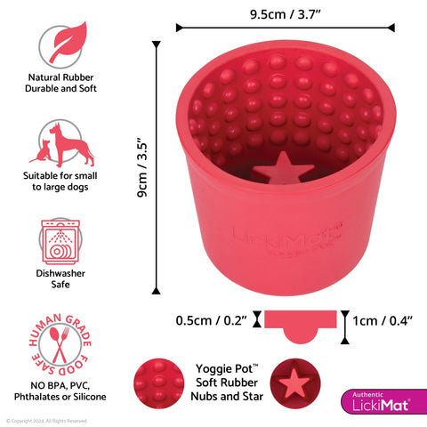 LICKIMAT Yoggie Pot - Pets Villa